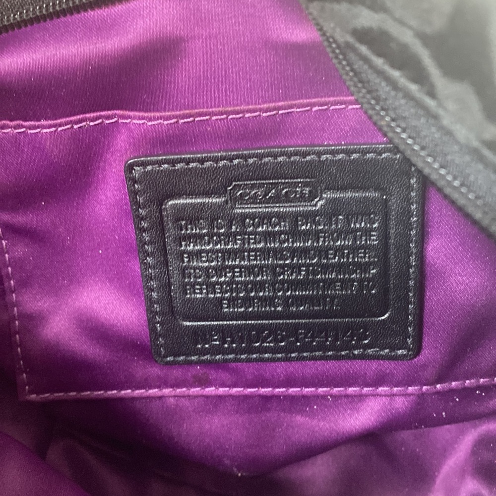 Black Vintage Coach Mini Bag - Picture 3 of 3